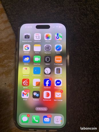 Iphone 16 pro 256 go sable