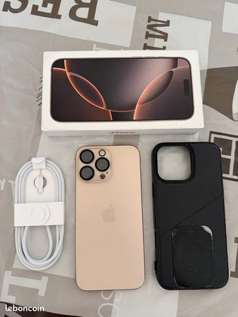 IPhone 16 pro Max + facture + garantie