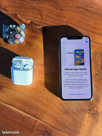 IPhone X + AirPods