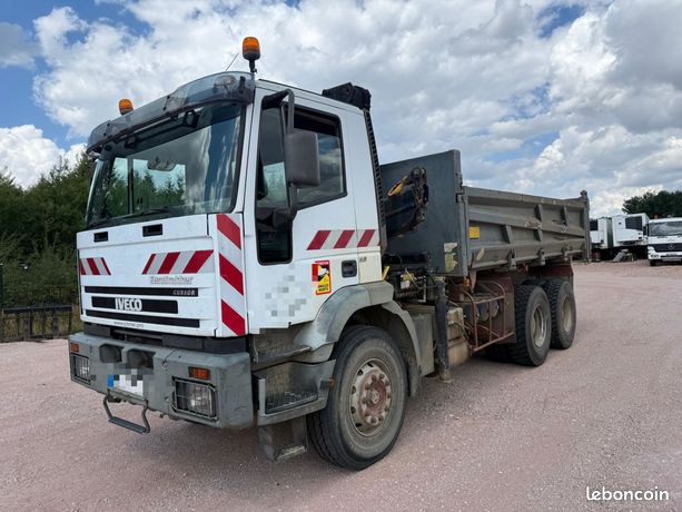 Iveco Euro trakker cursor Bi-Benne grue 6x4