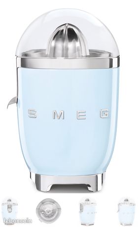 Jamais utilisée : Presse-agrumes Bleu Azur Esthétique Années 50 CJF11PBEU