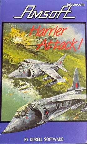 Jeu Amstrad CPC 464 Harrier Attack