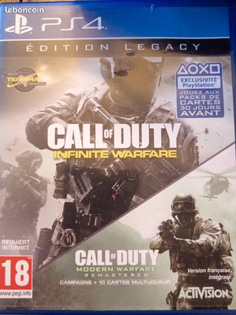 Jeu PS4 call of duty