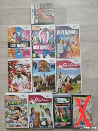 Jeu wii psp et ds