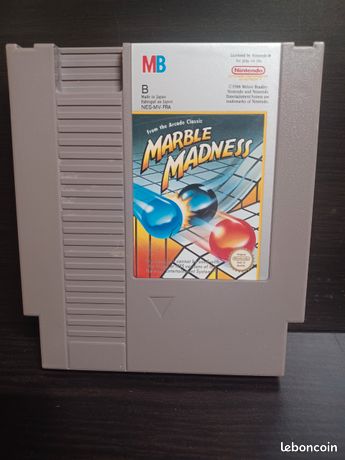 Jeux Nintendo Nes Marble Madness PAL B / Fra loose