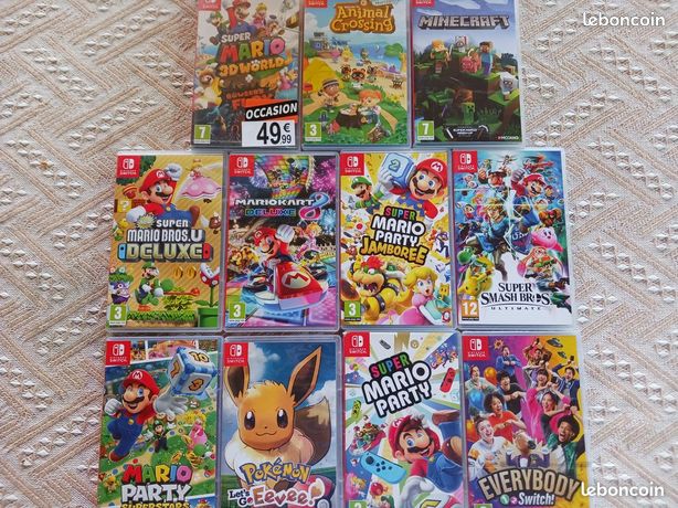 Jeux Nintendo Switch Détail possible
