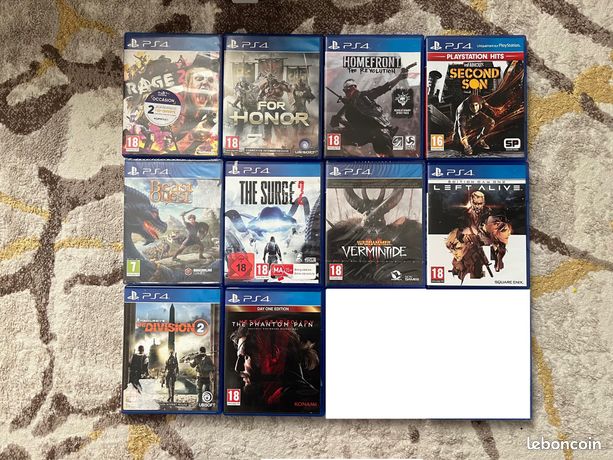 Jeux PS4 8E pièce