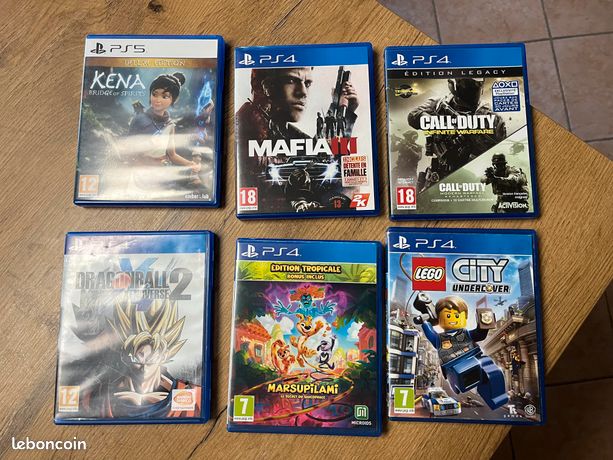 Jeux vidéo ps4 playstation ps5