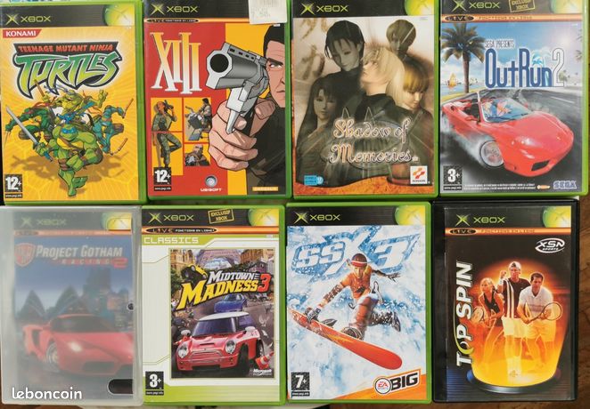 Jeux Xbox 1ère génération