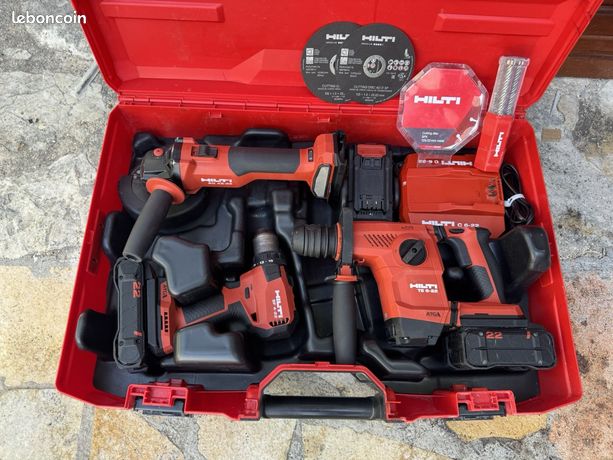 Kit 3 tools Hilti Nuron TE 6-22 AG4S-22 SF4-22