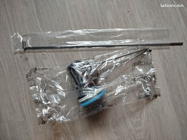Kit bonde lavabo avec tirette chromée