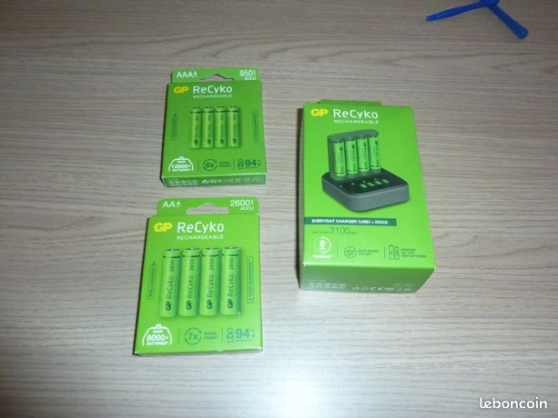 Kit chargeur et piles rechargeables