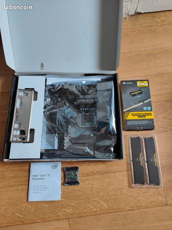Kit CPU Intel 8600k (délid) + CM Asus Prime Z370-P + Ram 2x4go DDR4 3000MHz
