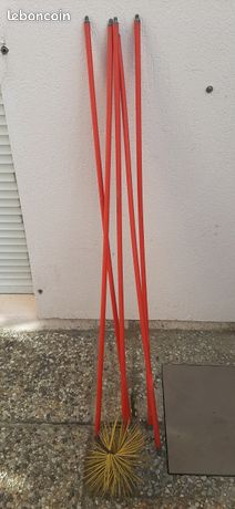 Kit de ramonage avec écouvillon plastique