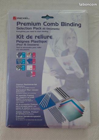 Kit de reliure 15 dossiers neuf
