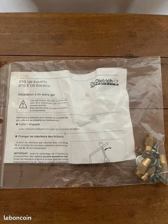 Kit injecteurs gaz Propane pour chaudière De Dietrich DTG 120 Eco.NOx - Neuf et complet