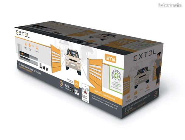 Kit motorisation connectée pour portail battant Extel