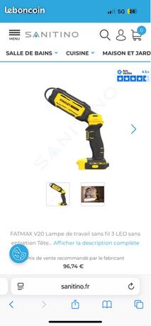 Lampe torche Stanley Fatmax