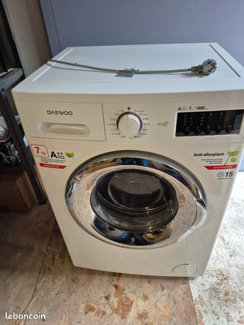 Lave linge hublot daewoo 7kg