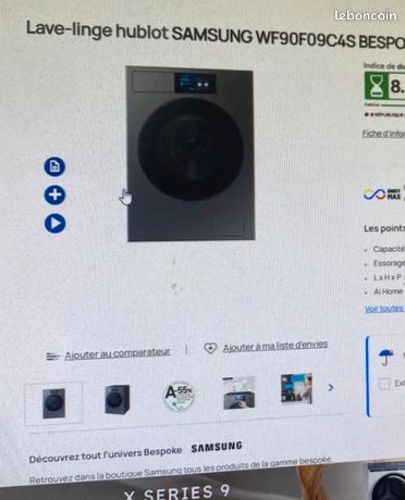 Lave linge hublot