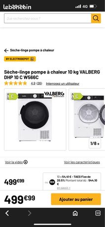 Lave linge séchant