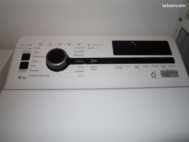 Lave linge top whirlpool