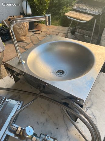 Lave main professionnel inox