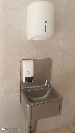 Lave mains inox