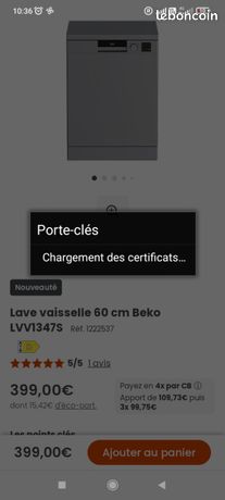 Lave vaisselle beko