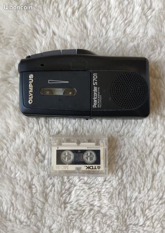 Lecteur enregistreur Microcassette Dictaphone Olympus Pearlcorder S701
