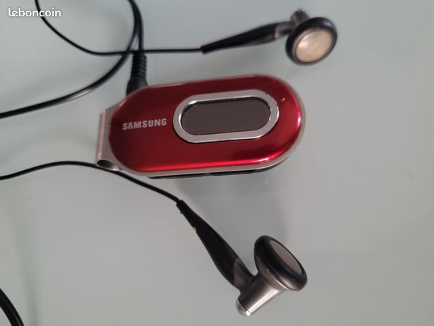Lecteur mp3 Samsung 522 MB rouge idéal course à pied