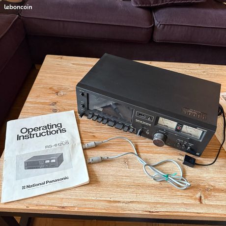 Lecteur Cassette National Panasonic RS 612 US