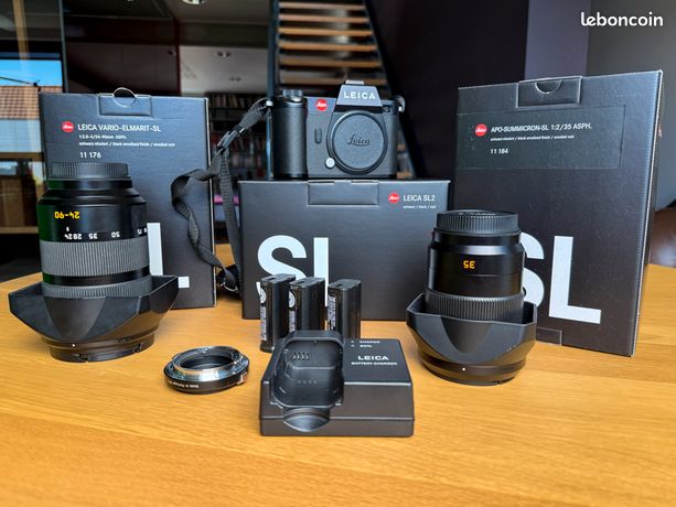 Leica SL2 noir / Vario elmarit SL 1:2,8-4 24-90 asph. / Apo summicron-SL 1:2/35 asph