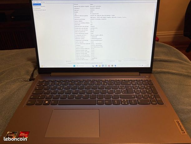 Lenovo Ideapad 3 82RN 16Go Ram 1To SSD 15.6 pouces