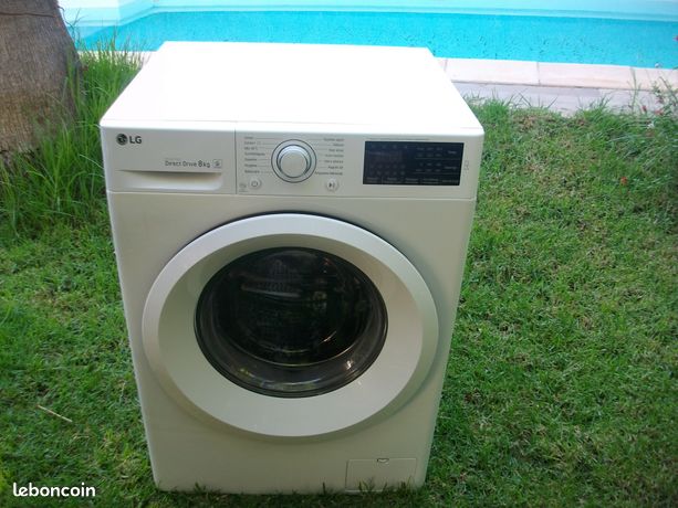 LG 8kg 1400tr A+++ peu servi# etat neuf