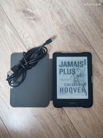 Liseuse Kobo Clara HD + 250 livres et pochette