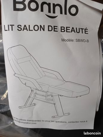 Lit salon de beaute