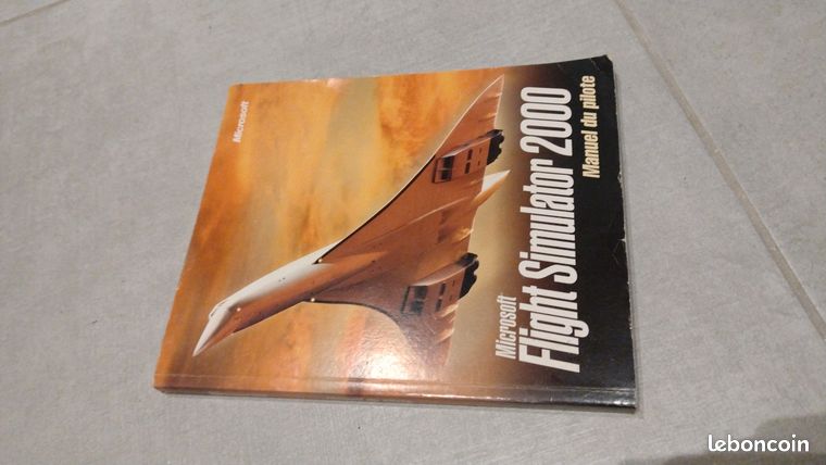 Livre du jeu vidéo flight simulator 2000