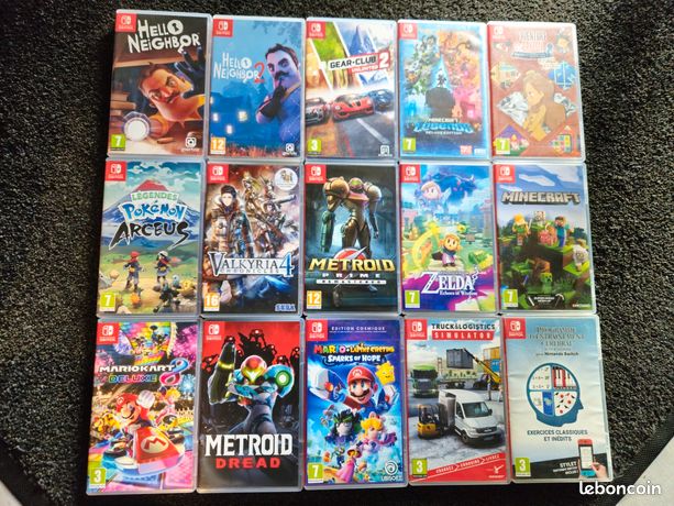 15 jeux Nintendo Switch