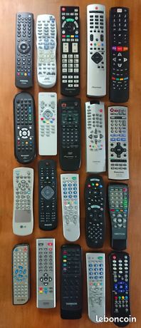 2 20 télécommandes audio/vidéo