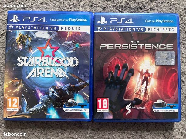 2 jeux ps4 VR