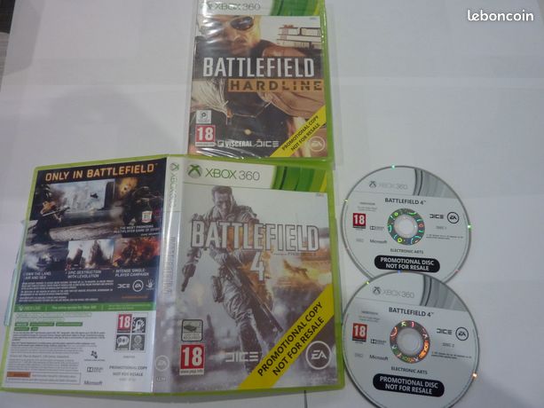 2 jeux xbox 360 "battlefield"
