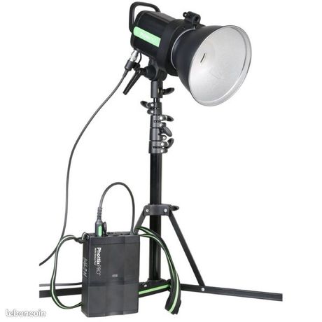 Lot 3 Flashs phottix Indra 500 TTL + batterie + sac parfait état
