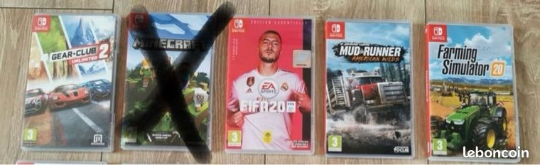 4 jeux Nintendo switch