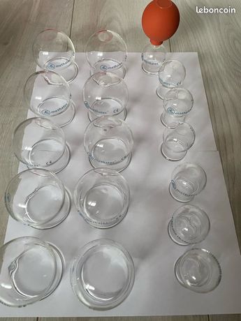 Lot de 17 Ventouses Médecine Chinoise