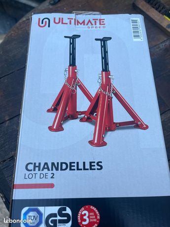 Lot de 2 chandelle neuve