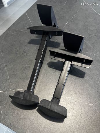2 support réglable pivotable pour enceinte