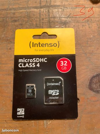39 cartes microSD Intenso 32 Go Perpignan