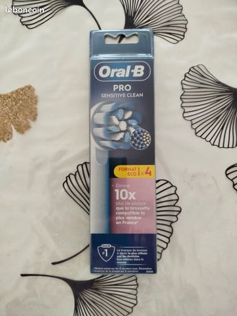 Lot de 4 brossettes oral B - Pro sensitive clean