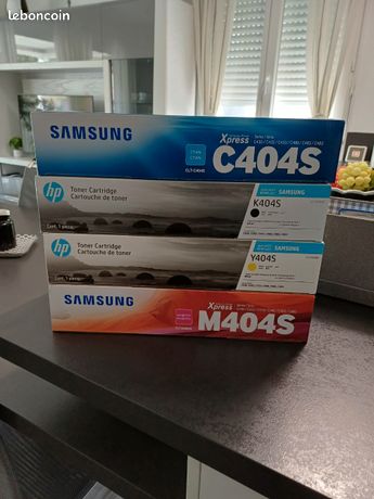 Lot de 4 cartouches hp laser